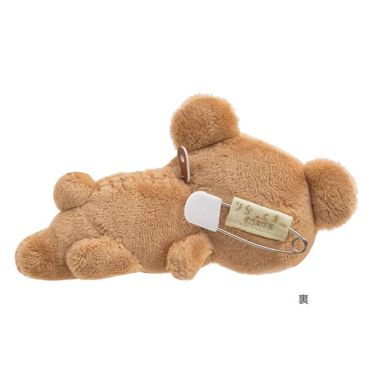 リラックマ ぬいぐるみバッジ あなたのそばにリラックマふっくらも ちもち キャラクター雑貨 ラフラフ 通販 Paypayモール