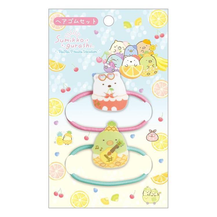 すみっコぐらし ヘアゴムセット しろくま ぺんぎん ぺんぺんフルーツバケーション キャラクター雑貨 ラフラフ 通販 Paypayモール
