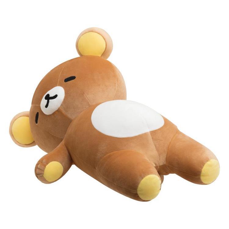 リラックマ ふっくらよりそい抱きぐるみ 約55cm スーパーもーち