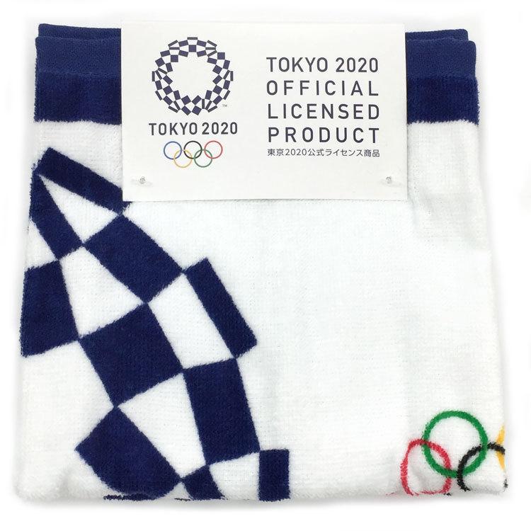 オリンピック ウォッシュタオル2枚 売却 675771 新色追加 東京2020オリンピックエンブレム
