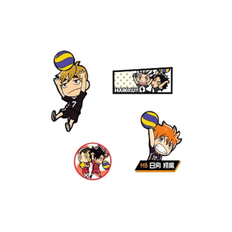 ハイキュー 4size Stickers ミニキャラ Kg キャラクター雑貨 ラフラフ 通販 Yahoo ショッピング