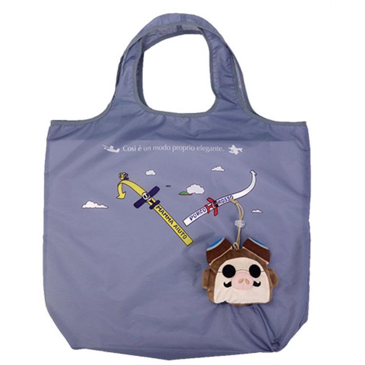 紅の豚 エコバッグ ポルコロッソ フェイス 7538 キャラクター雑貨 ラフラフ 通販 Paypayモール