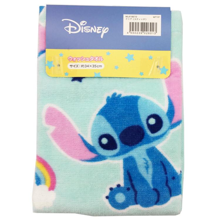 ディズニーキャラクター フェイスタオル2p ディズニー スティッチ ライトリー すてぃっち リロアンドスティッチ
