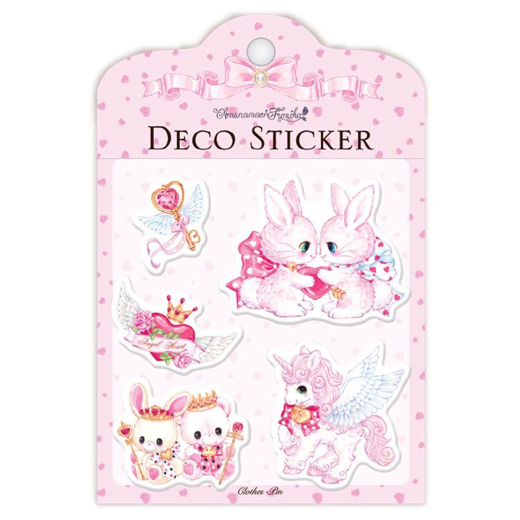 飴ノ森ふみか デコステッカー ぷっくりタイプ エンジェルハート 1466 キャラクター雑貨 ラフラフ 通販 Paypayモール