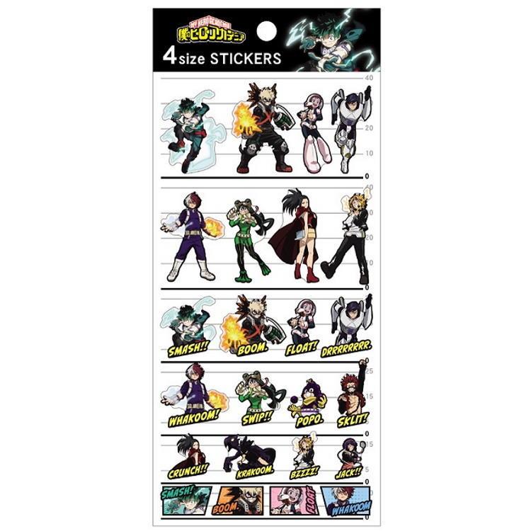 僕のヒーローアカデミア 4サイズステッカーズ アニメ キャラクター雑貨 ラフラフ 通販 Paypayモール