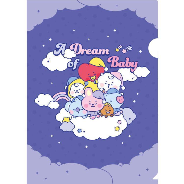 Bt21 クリアファイル ドリーム オブ ベイビー Ki キャラクター雑貨 ラフラフ 通販 Yahoo ショッピング