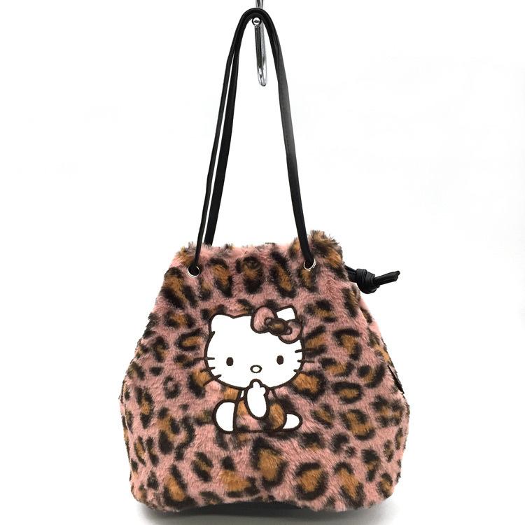 ハローキティ 巾着バッグ ファーキティ Ki キャラクター雑貨 ラフラフ 通販 Yahoo ショッピング