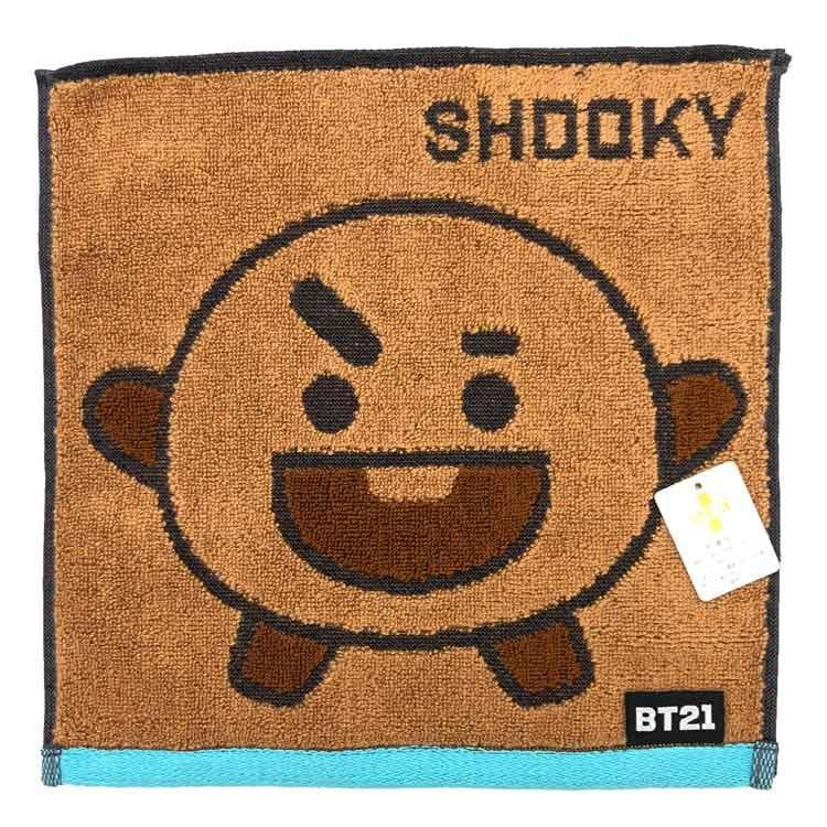 Bt21 ミニタオル フェイス Shooky Line Friends 7471 返品不可