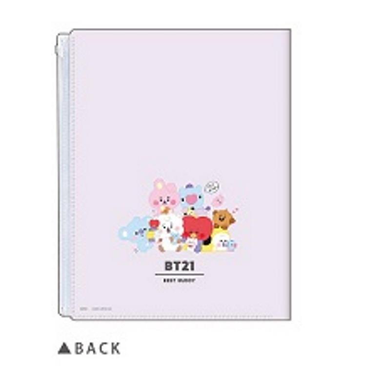 Bt21 ファスナー付6ポケットクリアファイル ちびぬい アップ キャラクター雑貨 ラフラフ 通販 Paypayモール