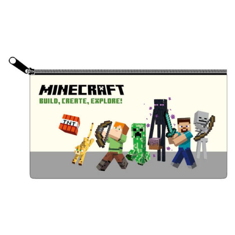 Minecraft フラットポーチ 集合 マインクラフト キャラクター雑貨 ラフラフ 通販 Paypayモール