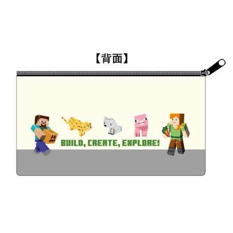 Minecraft フラットポーチ 集合 マインクラフト キャラクター雑貨 ラフラフ 通販 Paypayモール