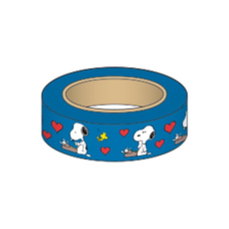 スヌーピー 透明マスキングテープ 青 キャラクター雑貨 ラフラフ 通販 Paypayモール
