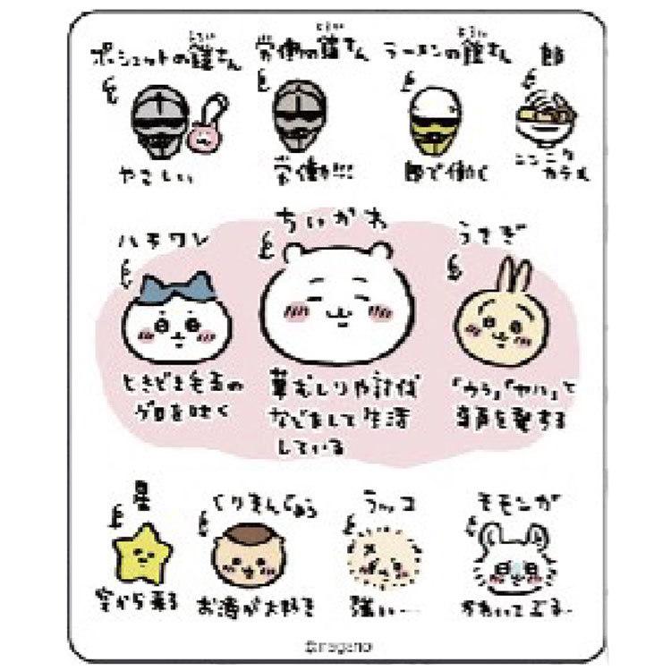 ちいかわ キャラクターステッカー プロフィール 4390 Kk23sl1014 キャラクター雑貨 ラフラフ 通販 Yahoo ショッピング