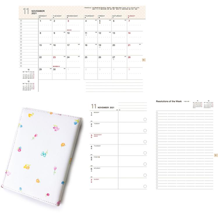 ハッピーメイクダイアリー 手帳 21年スケジュール帳 A6マンスリー ウイークリー フェアリー赤ずきん セール ラッピング不可 キャラクター雑貨 ラフラフ 通販 Paypayモール