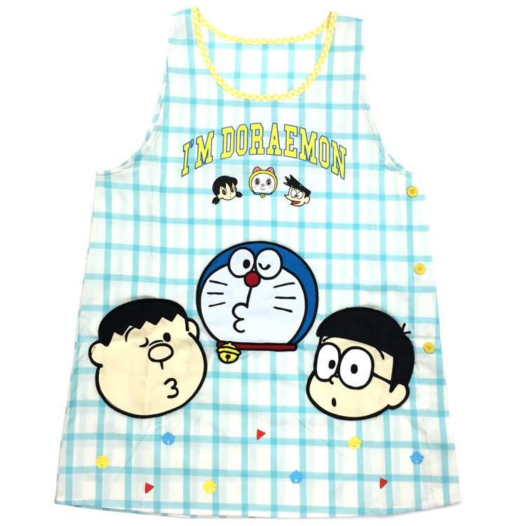 ドラえもん エプロン サックス M〜L ☆3個フェイスポケットI'mDoraemon