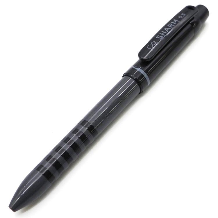 SHARM シャープ&イレイサー ブラック 0.5mm 687544 ペンシル型消しゴム
