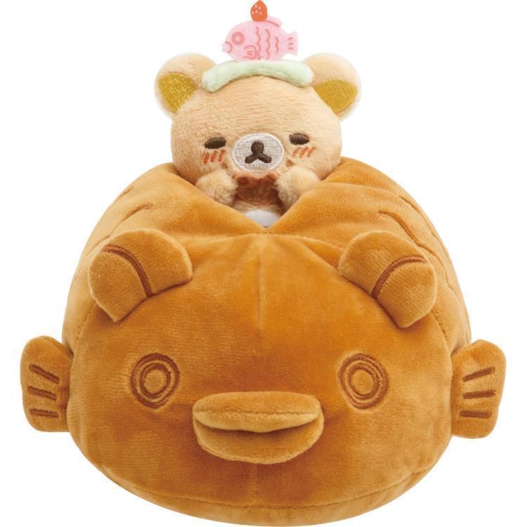 リラックマ ぬいぐるみポケットティッシュケース おかしな遊園地 たいやき型 ティッシュカバー キャラクター雑貨 ラフラフ 通販 Paypayモール