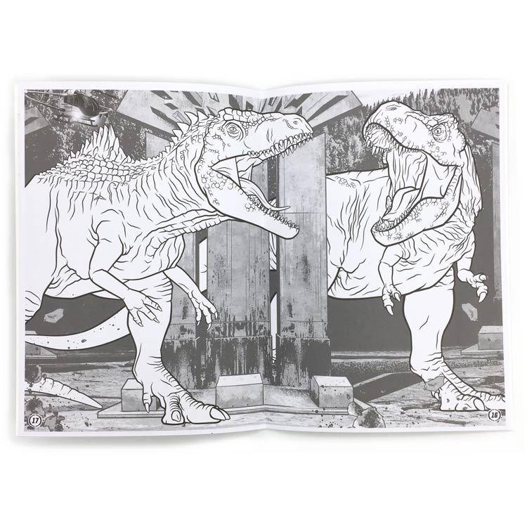 ジュラシックワールド ぬりえ Jurassic World Coloring Book 恐竜 きょうりゅう かっこいい 塗り絵 英語 知育玩具 海外 男の子 おもちゃ 映画 ジュラシックパーク キャラクター 雑貨 グッズ ギフト プレゼント 輸入品 インポート 恐竜 ジュラシックパーク Box