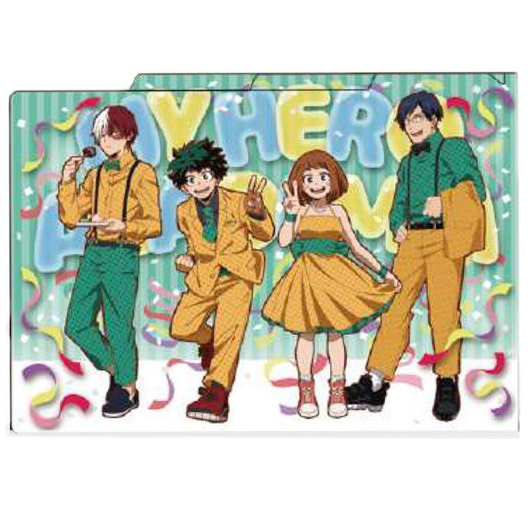 僕のヒーローアカデミア パーティータイム！ 3ポケットクリアファイル