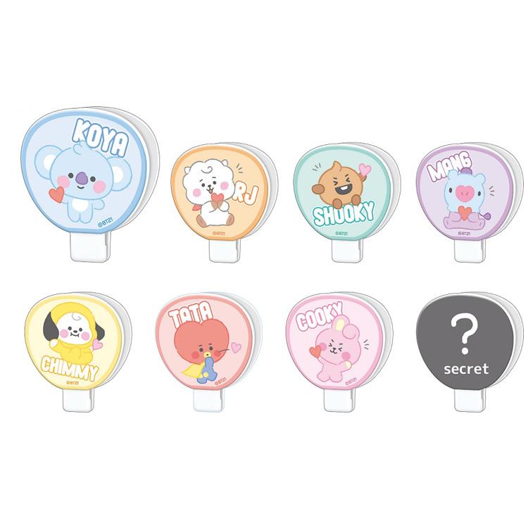 中身はランダム Bt21 シークレットうちわクリップ ヲタ活 コレクション かわいい 0640 Lh0364 キャラクター雑貨 ラフラフ 通販 Yahoo ショッピング