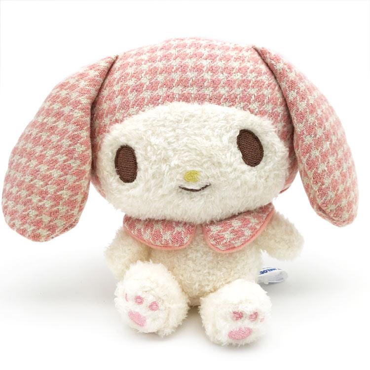 マイメロディ S スウィートチェック サンリオ ぬいぐるみ かわいい