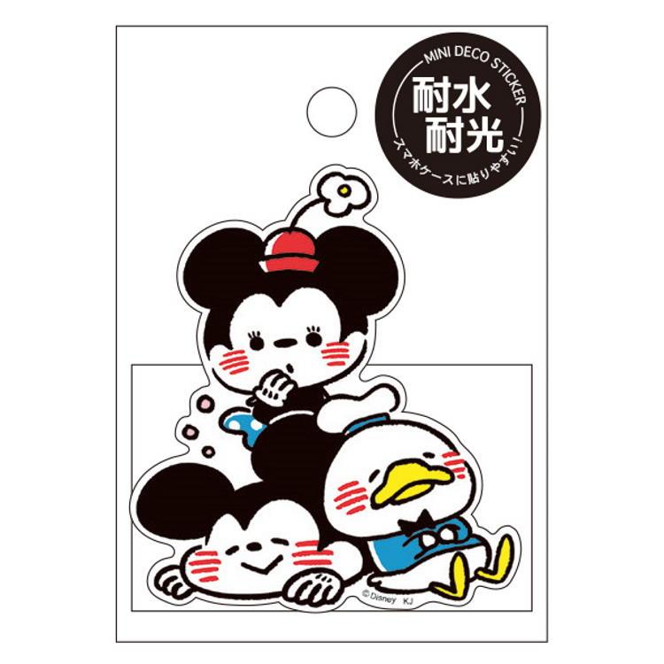 カナヘイ×ディズニー ミニデコステッカー ミッキー＆フレンズ シール