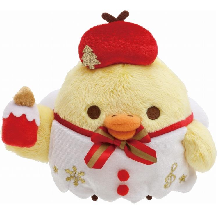 リラックマ リラックマストア クリスマスぬいぐるみ　キイロイトリ　15周年 リラックマ クリスマスぬいぐるみ キイロイトリ 羽根つき 聖歌隊
