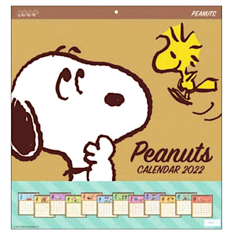 21年9月上旬発売 スヌーピー 22年カレンダー ウォール スクエア セール ラッピング不可 キャラクター雑貨 ラフラフ 通販 Paypayモール