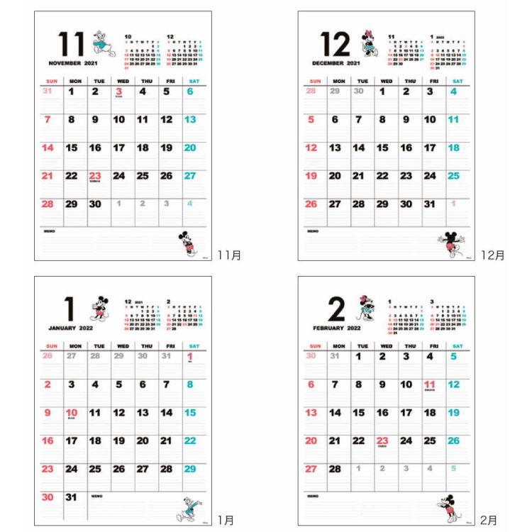 ディズニー ミッキー フレンズ 22年カレンダー 21年10月始まり A3 壁掛け 紙リング エコタイプ セール ラッピング不可 キャラクター雑貨 ラフラフ 通販 Paypayモール