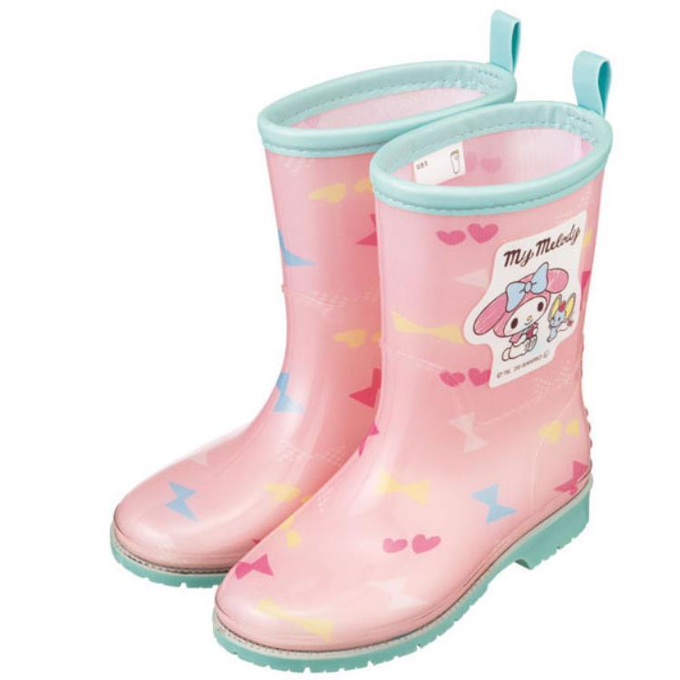 マイメロディ RIBT3 レインブーツ 18cm おやつタイム ピンク 長靴 子供