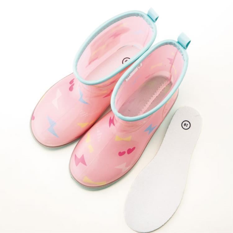 マイメロディ RIBT3 レインブーツ 18cm おやつタイム ピンク 長靴 子供