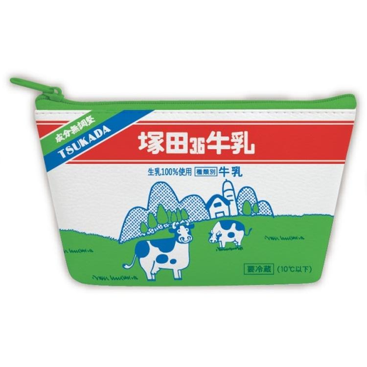 地元パン 船型ポーチ 塚田3.6牛乳 新潟県 塚田牛乳 甲斐みのり レトロ