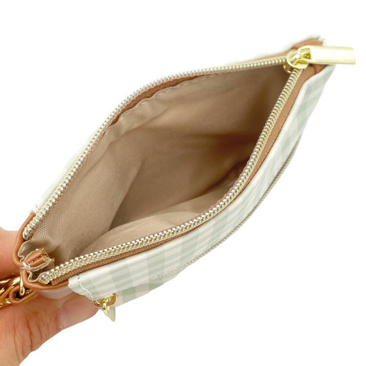 mofusand キーパスケース ギンガムチェック Chou Poche 097230