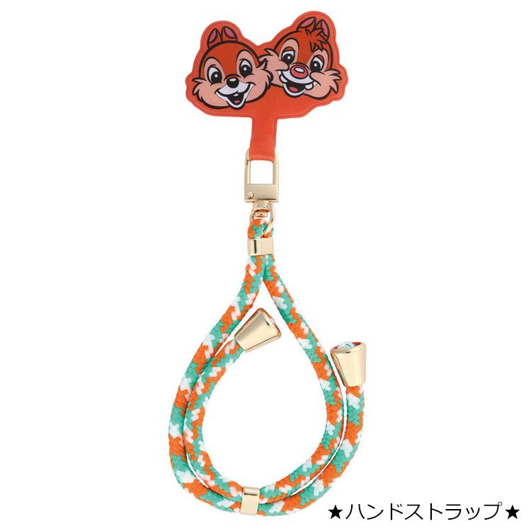 チップ&デール ZRS1 携帯ロープストラップ ディズニーレトロスマホ 首