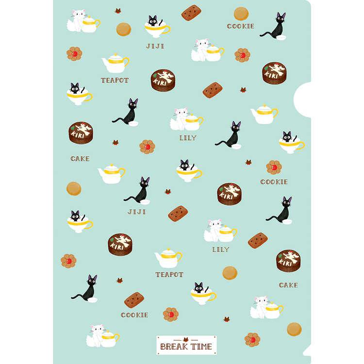 魔女の宅急便 A4クリアファイル cookie ファイル 収納 BREAK TIME