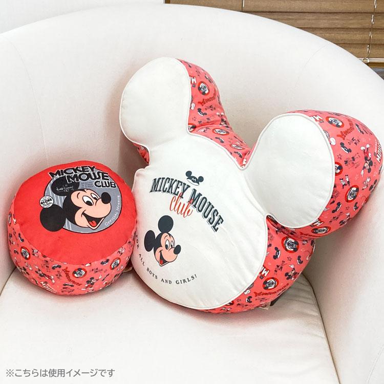 ディズニー　30thクッション ミッキー 122149002990023 三つ丸クッション クラブ ディズニー100 車
