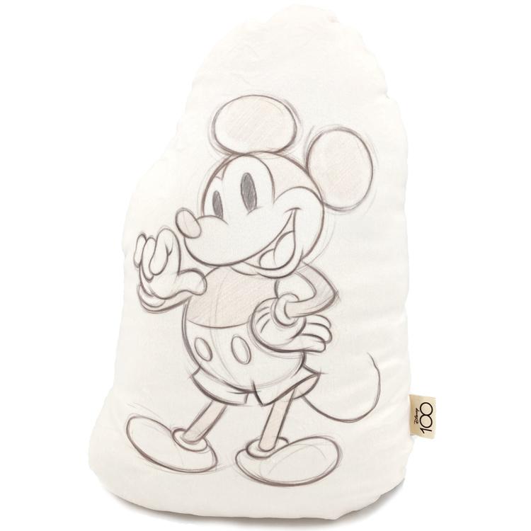 ミッキー 122149003000013 ダイカットクッション スケッチ ディズニー