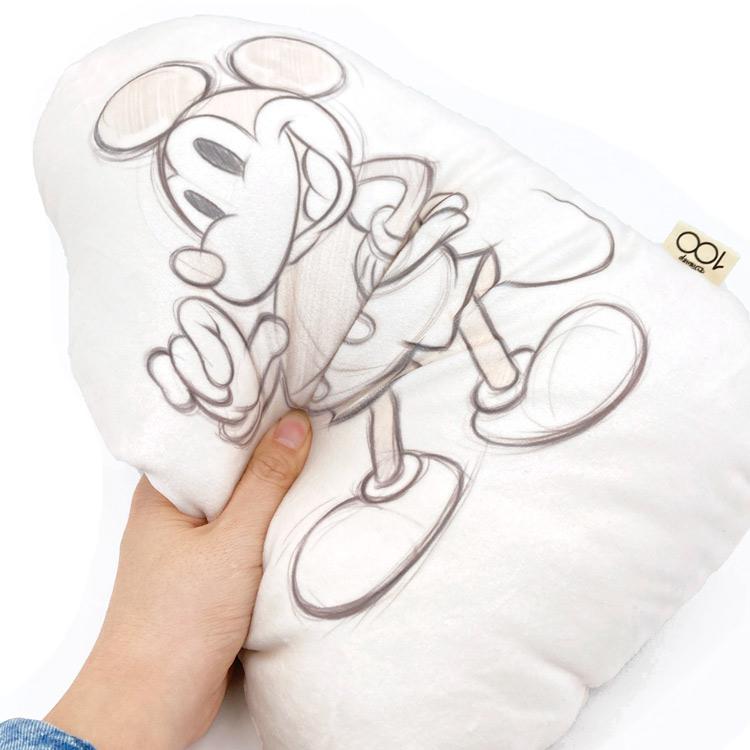 ミッキー 122149003000013 ダイカットクッション スケッチ ディズニー