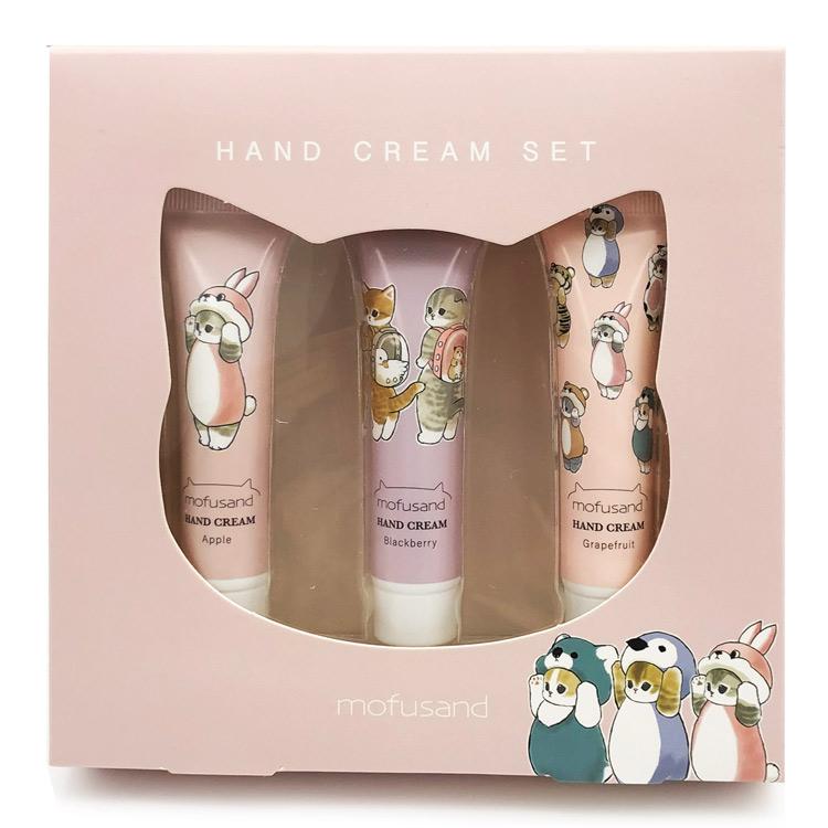 mofusand ハンドクリームセット 3本入り 着ぐるみにゃん 682694 ギフト
