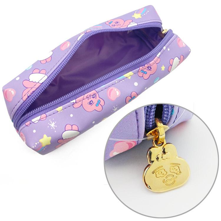 おぱんちゅうさぎ スクエアポーチ パープル 966452 可哀想に! わかい