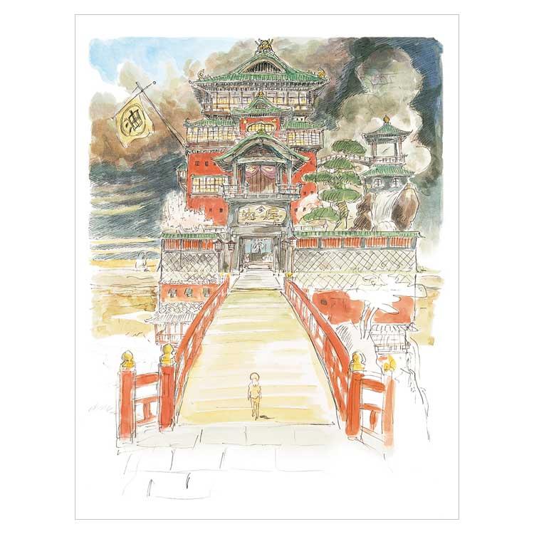 千と千尋の神隠し グリーティングカード 952031 水彩画シリーズ 封筒付