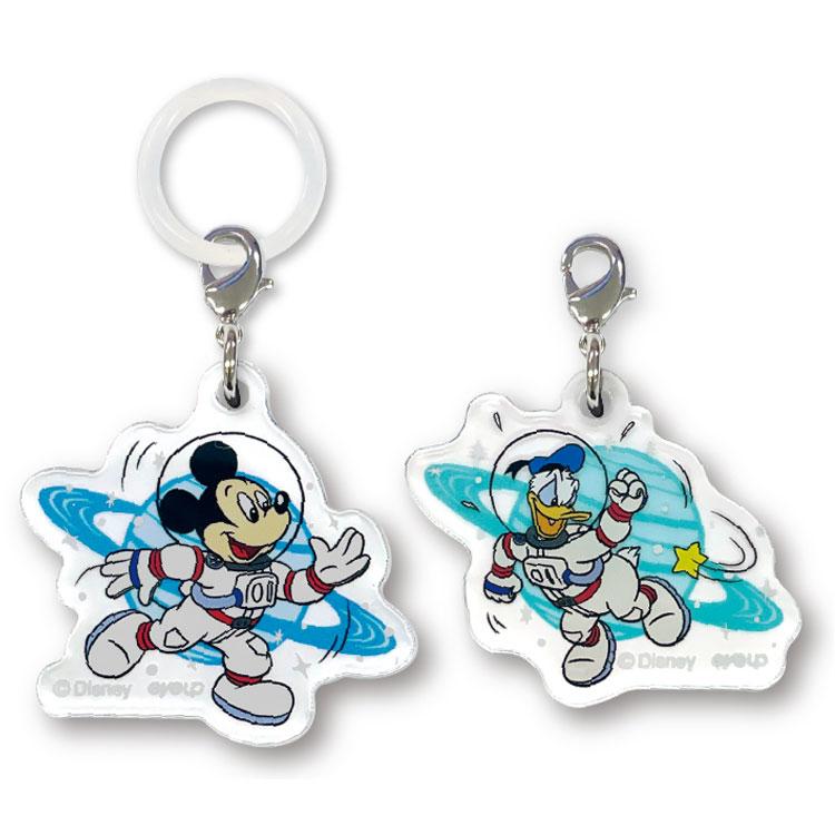 ミッキー&ドナルド アクリルマーカーチャームセット アストロノート 