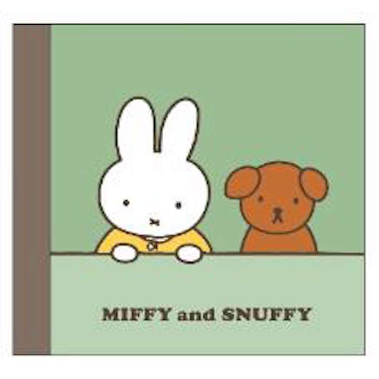 ミッフィー スクエアメモ グリーン めも メモ帳 メモ紙 miffy and