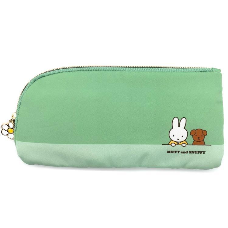 ミッフィー ペンケース グリーン フデバコ 筆箱 ペン入れ ペンポーチ