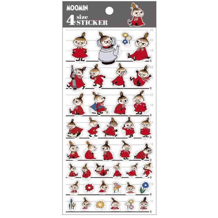 ムーミン 4size STICKER リトルミイ CUTE MODEL MOOMIN 4サイズ 1