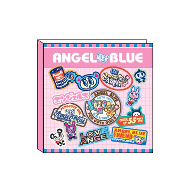 Angel Blue ブック型付箋 ピンク エンジェルブルー 見開きブックタイプ ふせん フセン 2柄 30枚 735009