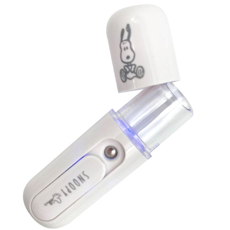 スヌーピー ハンディミスト ホワイト 正面フェイス 186037 USB充電式 超音波式ミスト セール・ラッピング不可｜cast-shop｜04