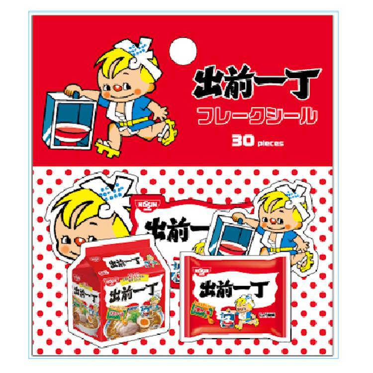 おやつマーケット フレークシール 出前一丁 日清食品 企業コラボ