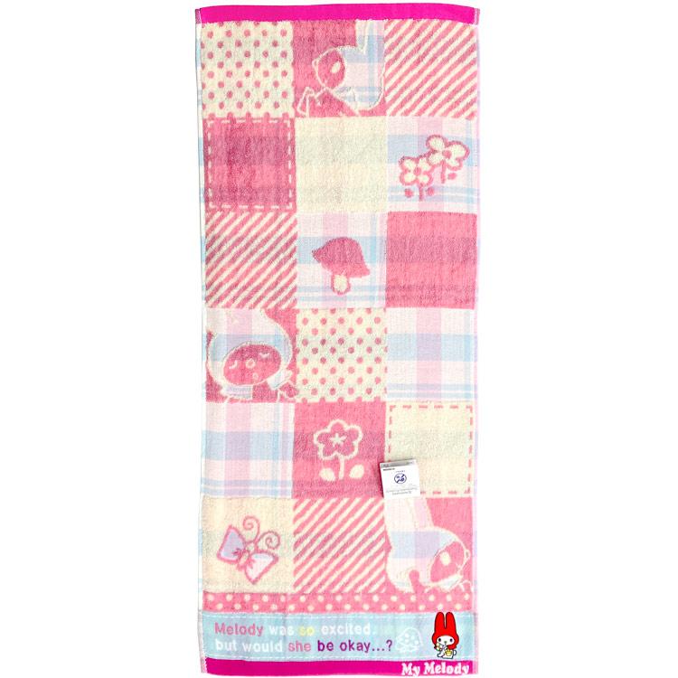 マイメロディ フェイスタオル レトロブロックメロディ 889000 SANRIO
