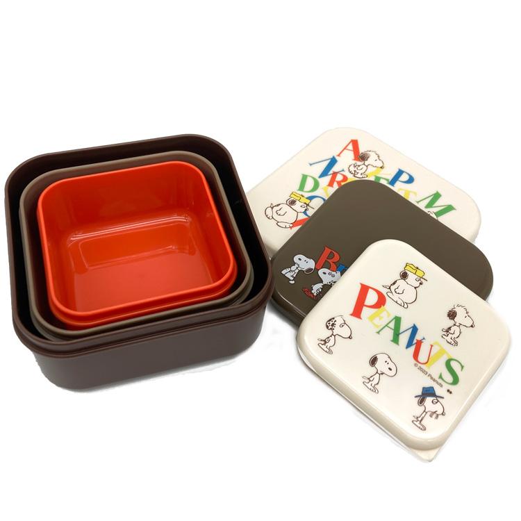 スヌーピー シールランチ3P Brothers 769909 容器 3サイズセット お
